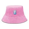 Bucket Hat With Cute Cat Print , Dog Claw Pocket Fisherman Cap Solid Color Wide Brim Unisex Basin Hat