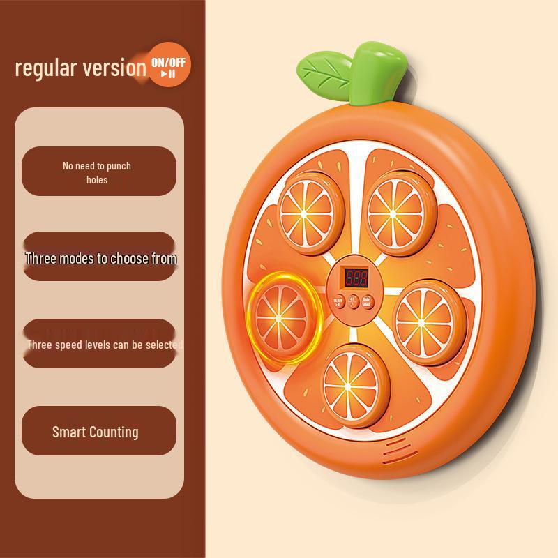 Smart Bluetooth Fruit-Themed Boxing Wall Trainer for Kids