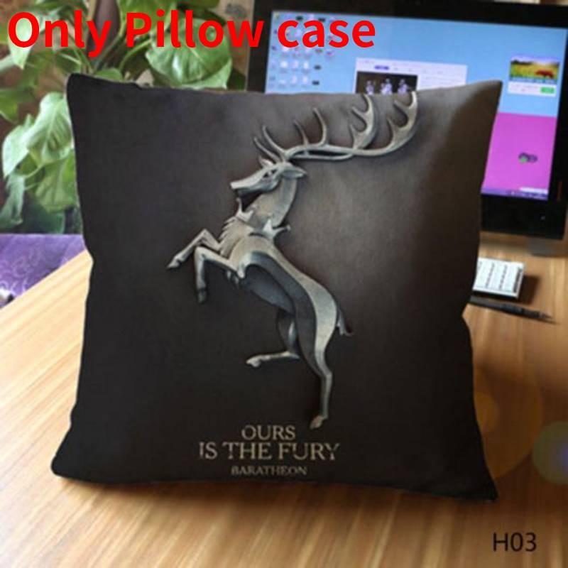 Of Game Thrones Cotton Linen Blend Pillow Case Decoration Household Gift Goods