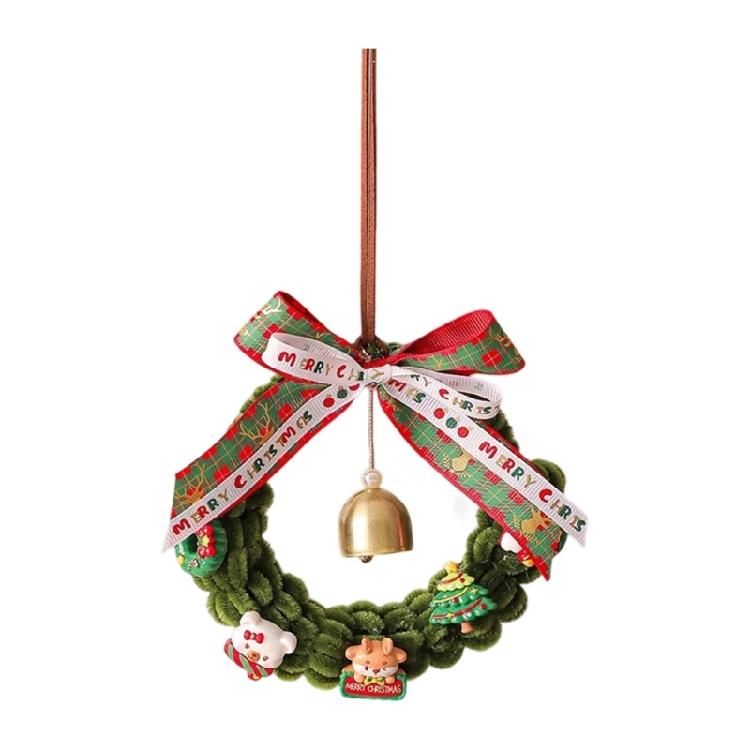 Christmas Decorations Twist Stick Wreath Door Hanger Multipurpose Wall Hanging Ornament For Festival Season Setups