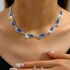 Bridal Suit Jewelry Necklace Stud Earrings Women'S Suit Wedding Evening Dress Elegant Accessories Wedding Accessories Women