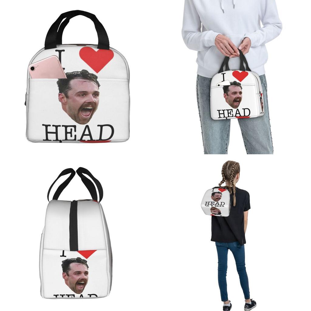 Travball Travis Head Merch Insulated Lunch Bag For School Office Food Storage Bag Portable Cooler Thermal Lunch Boxes