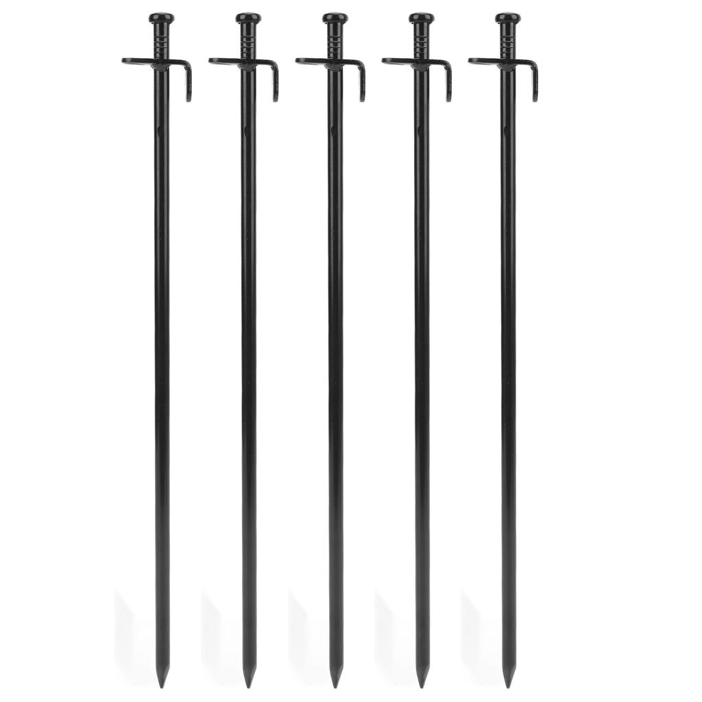 5Pcs Tents Stakes Durable Metal Easy Penetration Corrosion Resistant Widely Used Ground Stakes for Tent Canopy 40cm