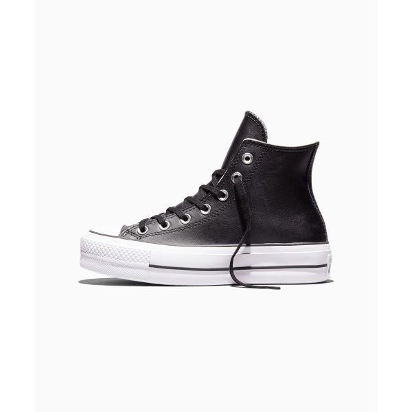 Converse Chuck Taylor All Star Lift High Schwarz Damen Sneakers Weiß 561675C