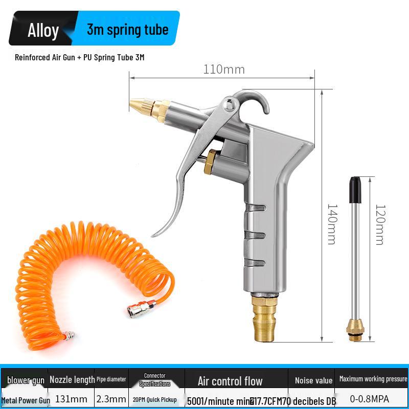 High-Pressure Air Duster Gun for Dusting and Blowing