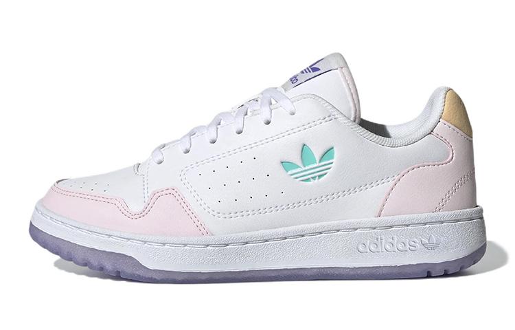 Adidas Originals NY 90 J Leather Comfortable Abrasion Resistant Low top Kids Skateboarding Shoes Snow Unisex GY1172 40