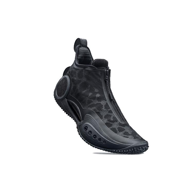 Li Ning WOW 9 Basketball Shoes Men's Mid top Black ABAR119-5
