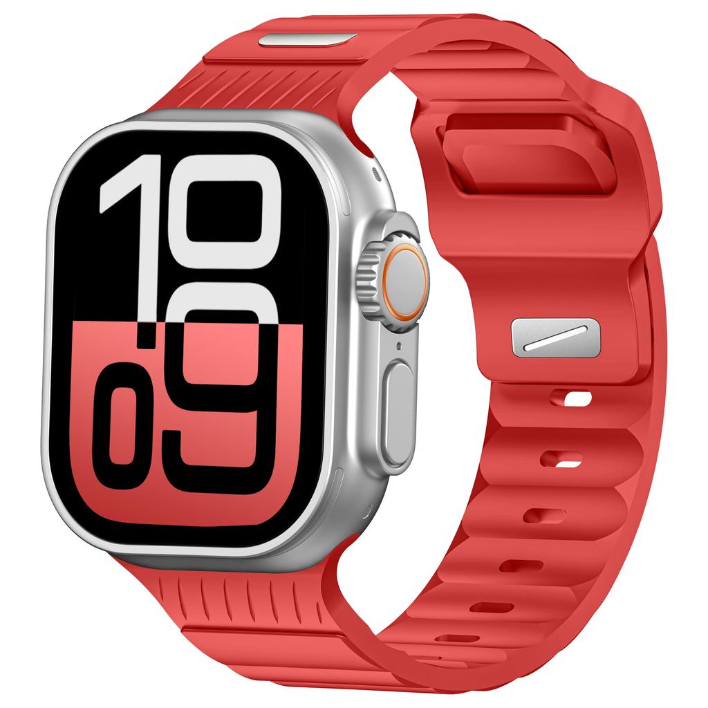 Night Glowing Sport Silicone Strap Correas Bracelet For Apple Watch Ultra Band for iWatch 42mm 44mm 45mm 46mm 49mm Watch Series 11 10 9 8 7 6 5 SE3