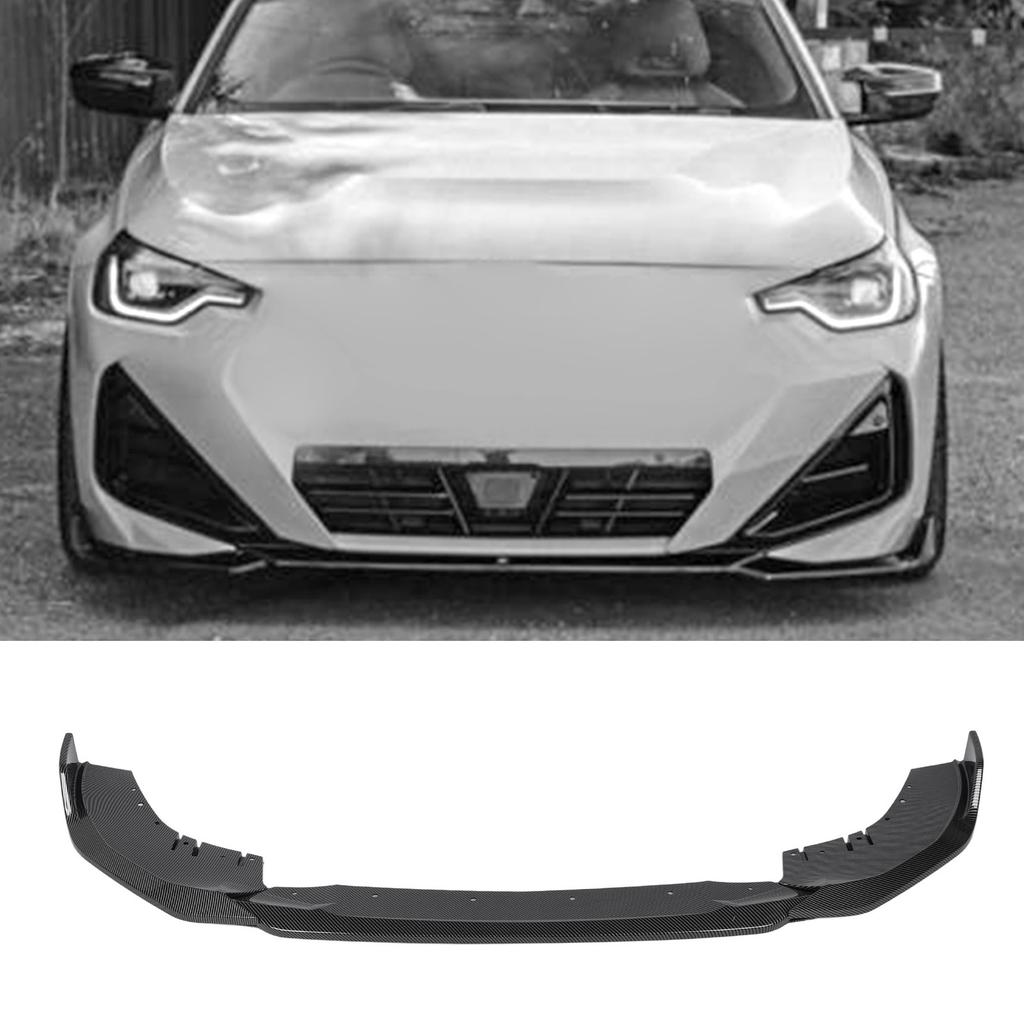 3PCS Front Bumper Lip Spoiler Scratch Resistant Sporty Bumper Lip Chin Splitter Diffuser For 2 Series G42   M Sport