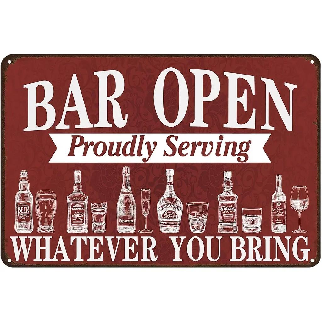 Vintage Retro Metal Sign Plaque  Aluminum Wall Decor Poster for Bar Club Home  xcm