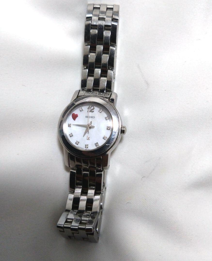 

[USED] Rare SEIKO Lucia Limited Edition 10 Diamond Heart Watch with Battery