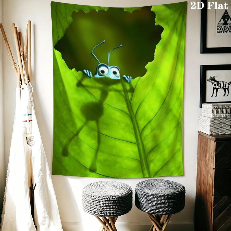 A Bug's Life Wall Tapestry Aesthetic Wall Hanging Printed Fabric Blanket Decorative Tapestries for Bedroom Living Room Home Decor