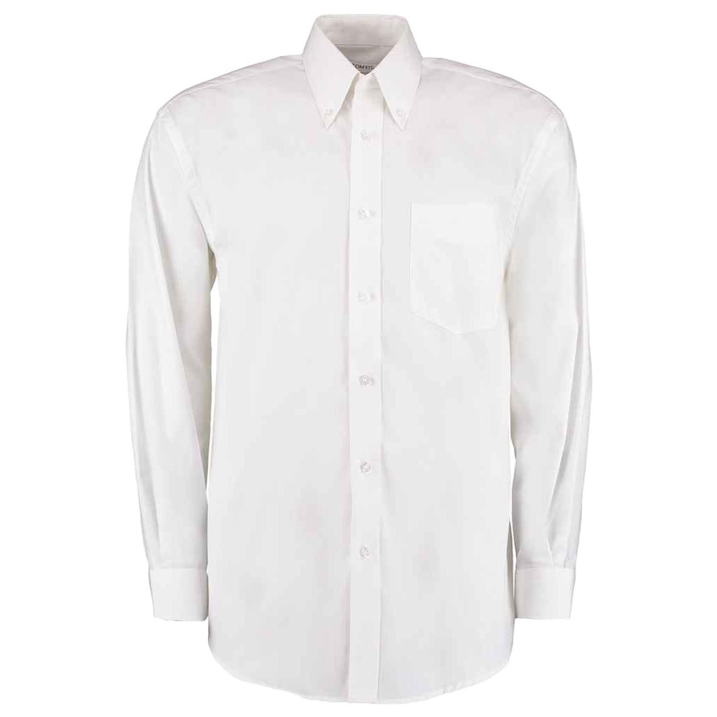 Kustom Kit Mens Premium Oxford Classic Long-Sleeved Shirt