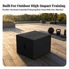 Plyometric Box Stable Plyo Cube with Non-Slip Cover Shock-Absorbing