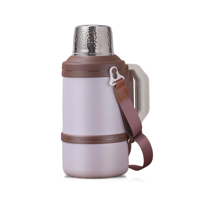 316 Stainless Steel Thermos Cup Spacious Car Thermo Lightweight Outdoor Use Travel Kettle