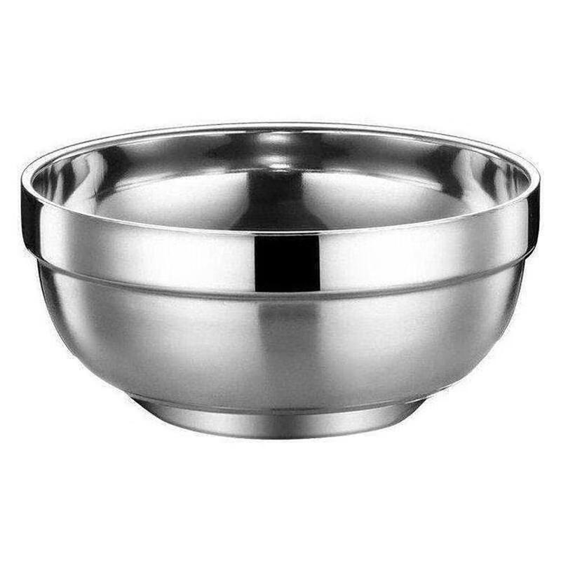 Liliu 304 Stainless Steel Double Wall Insulated Rice & Soup Bowl