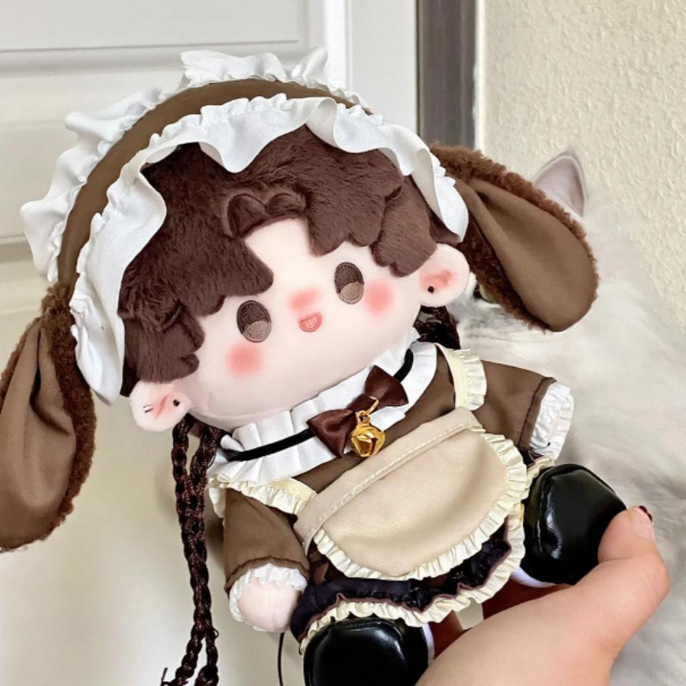 1 set Cat Paw 20cm Cotton Doll Clothes Lolita Dress Plush Doll Clothes  20cm Cotton Doll