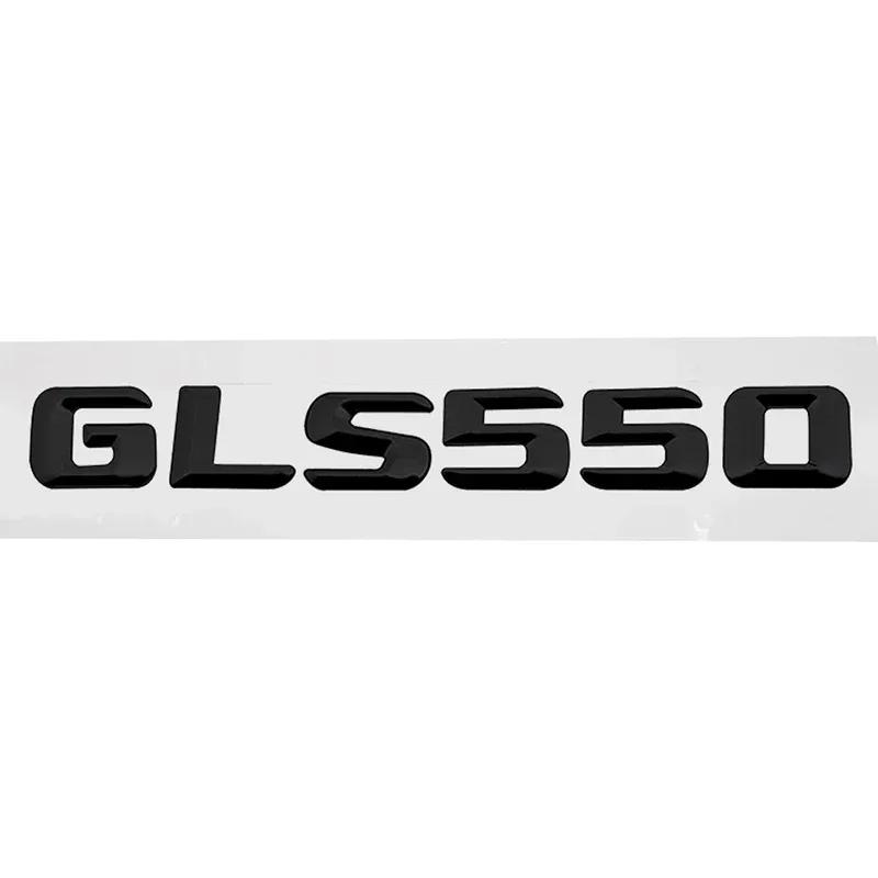 Car Rear Sticker Alphabet Trunk Badge Decal Exterior for Mercedes Benz GLS400 GLS450 GLS500 GLS550 GLS580 GLS600 Accessories