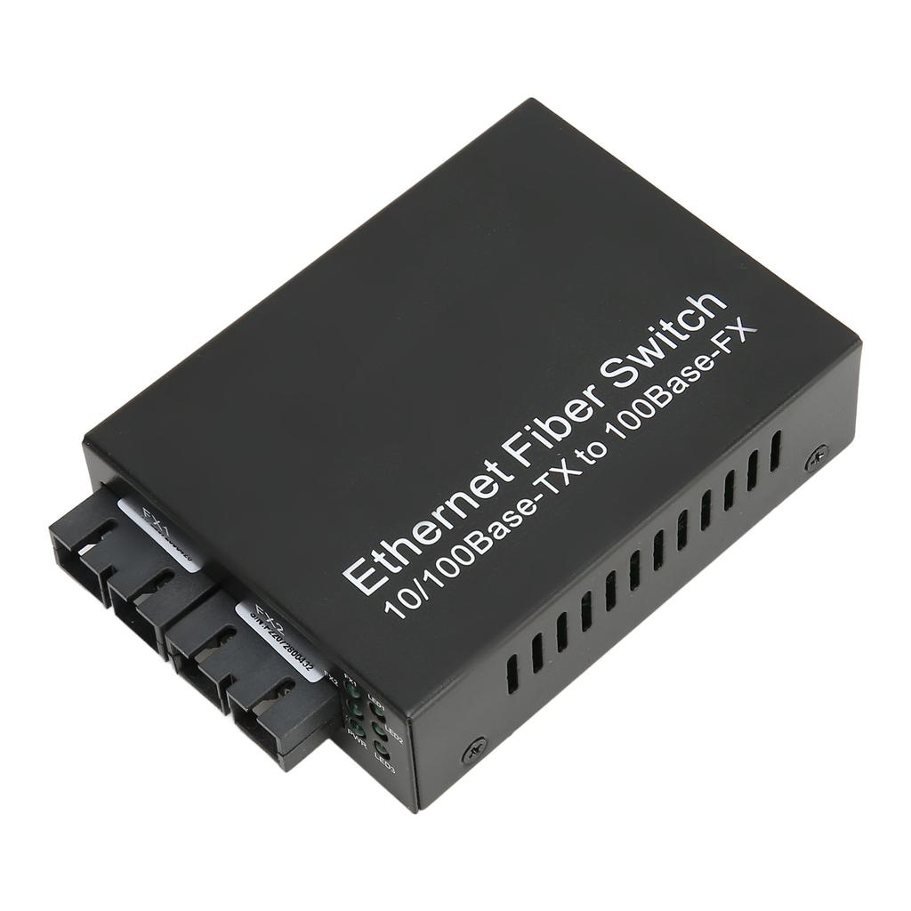 Fiber Media Converter Tx1310nm SC Dual Fiber Single Mode 100Mbps Fiber Optic Transceiver Up To 25km