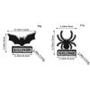 Funny Wooden Spider Decoration DIY Handmade Spider Bat Sign  Party Decoration Props