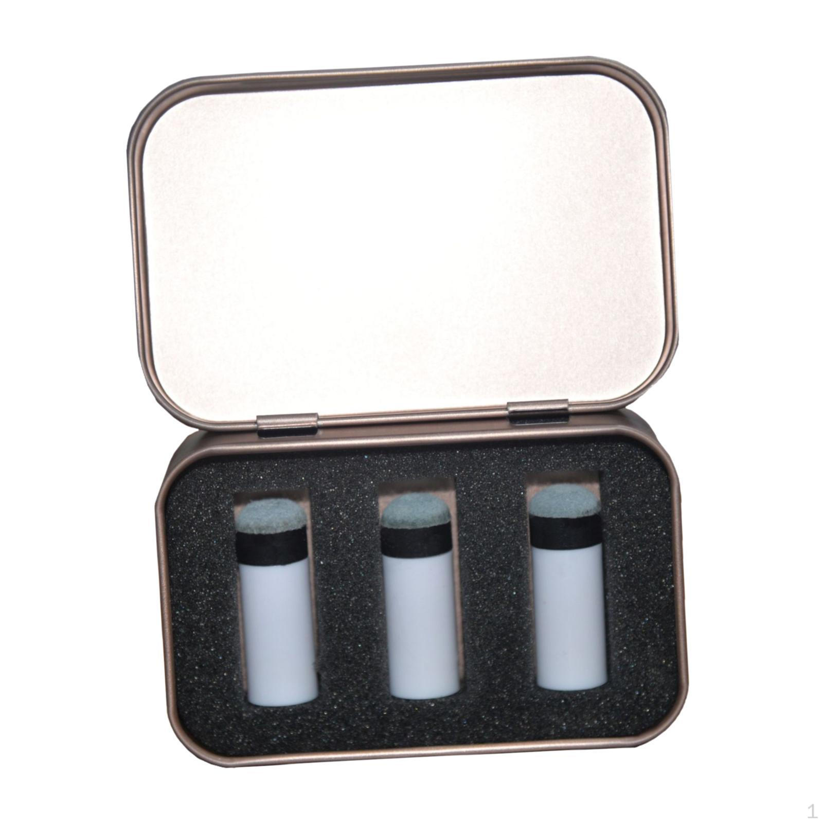 

Ящик для хранения наконечников для бильярдного кия с 3 прочными металлическими, необходимая долговечность