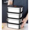 Lunch Box with Lid, Fresh-Keeping Lunch Container, Heated Sealed Rectangular Food Storage Box for Work & School