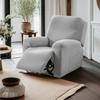 1/2/3 Seater Recliner Sofa Cover Lounge Chair Cover For Living Room Elastic Loveseat Couch Cover Stretch Armchair Slipcovers
