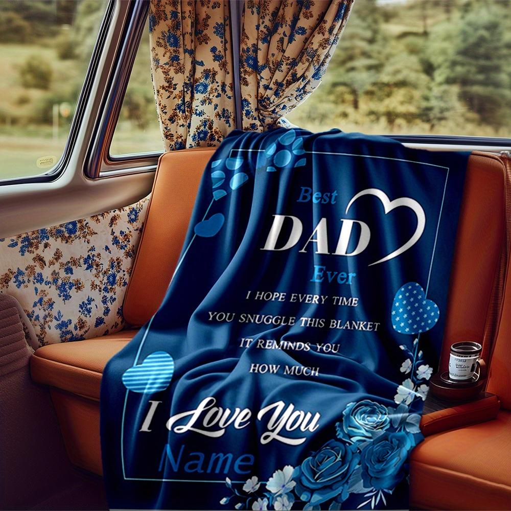 Bonus Dad Best Myth Legend Blanket Personalized Name Soft Comfortable Stylish Blanket Car Blanket Perfect For Travel Camping Outdoor Home Suitable For