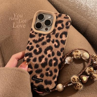 Leopard Hülle Luxus Glitzer Gepardenmuster Design Weiche Silikon Handyhülle Für iPhone 11 12 13 14 15 16 Pro Max Plus Hülle