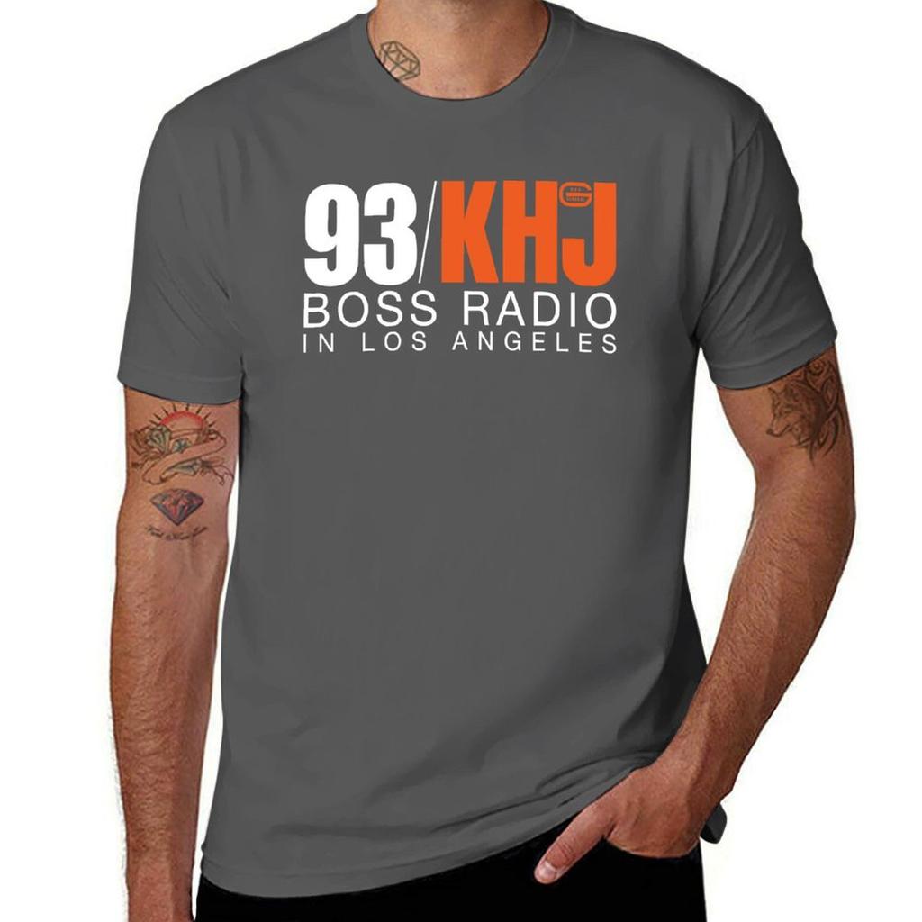 93 Khj Boss Radio T-shirt T Shirts Cotton 100% T Shirts For Man Pack White Man T Shirt Designer T-shirt
