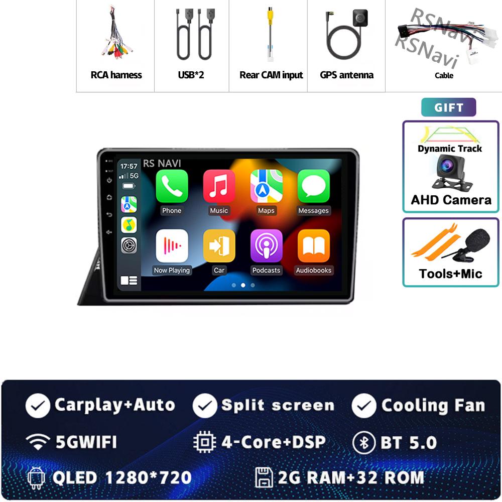 

Android 14 Carplay автомобильное радио для TOYOTA SIENTA 2016 2017 2018 2019 - 2021 Мультимедийный видеоплеер Навигация GPS Стерео 2Din DVD