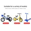 1 Pair TPR Kid Bike Grip Anti Skid Wear-resistant Shock Absorbing Scooter Grip