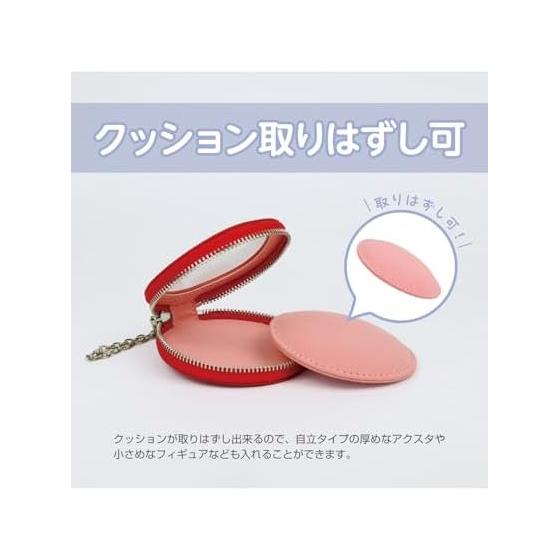 Lumimie Small Can Badge Case (for 56mm/57mm) Yellow - Oshi-katsu Protection Cover - Carry your can badges on your bag with this case - Includes