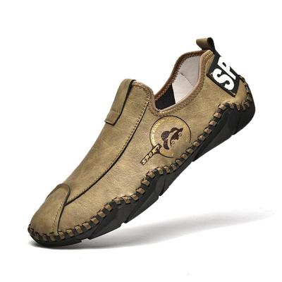 Sapatos de couro feitos à mão, mocassins masculinos, couro rachado, sapatos casuais masculinos, calçados confortáveis para caminhada, direção, mocassins, sapatos baixos masculinos