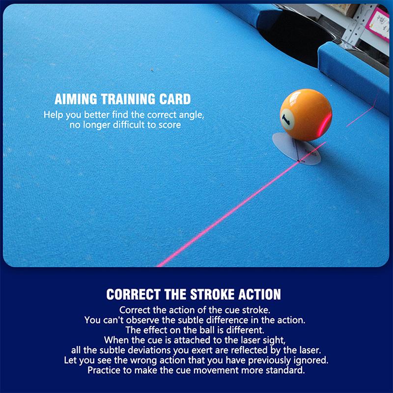 Pool Snooker Cue Laser Sight Billiard Training Equipment Snooker Cues Action