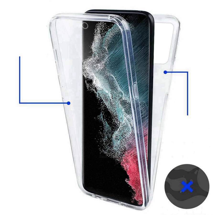 360 Full Body Protector Case For Samsung Galaxy A17 A07 A37 A57 S26 S25 S23 S24 A26 A36 A56 A15 A25 A35 A55 A16 A14 A34 A54 Double Sided Clear Cover