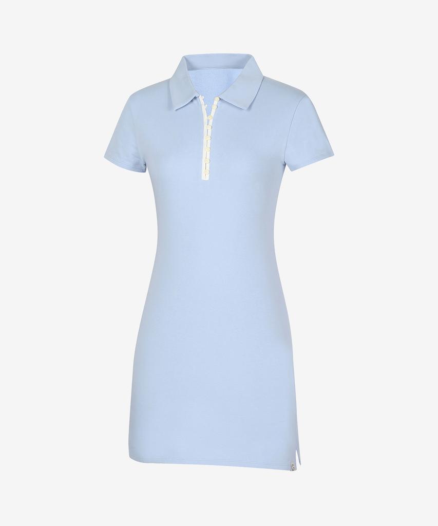 GRANDE LINE Snap Line Polo Dress_3 Colors