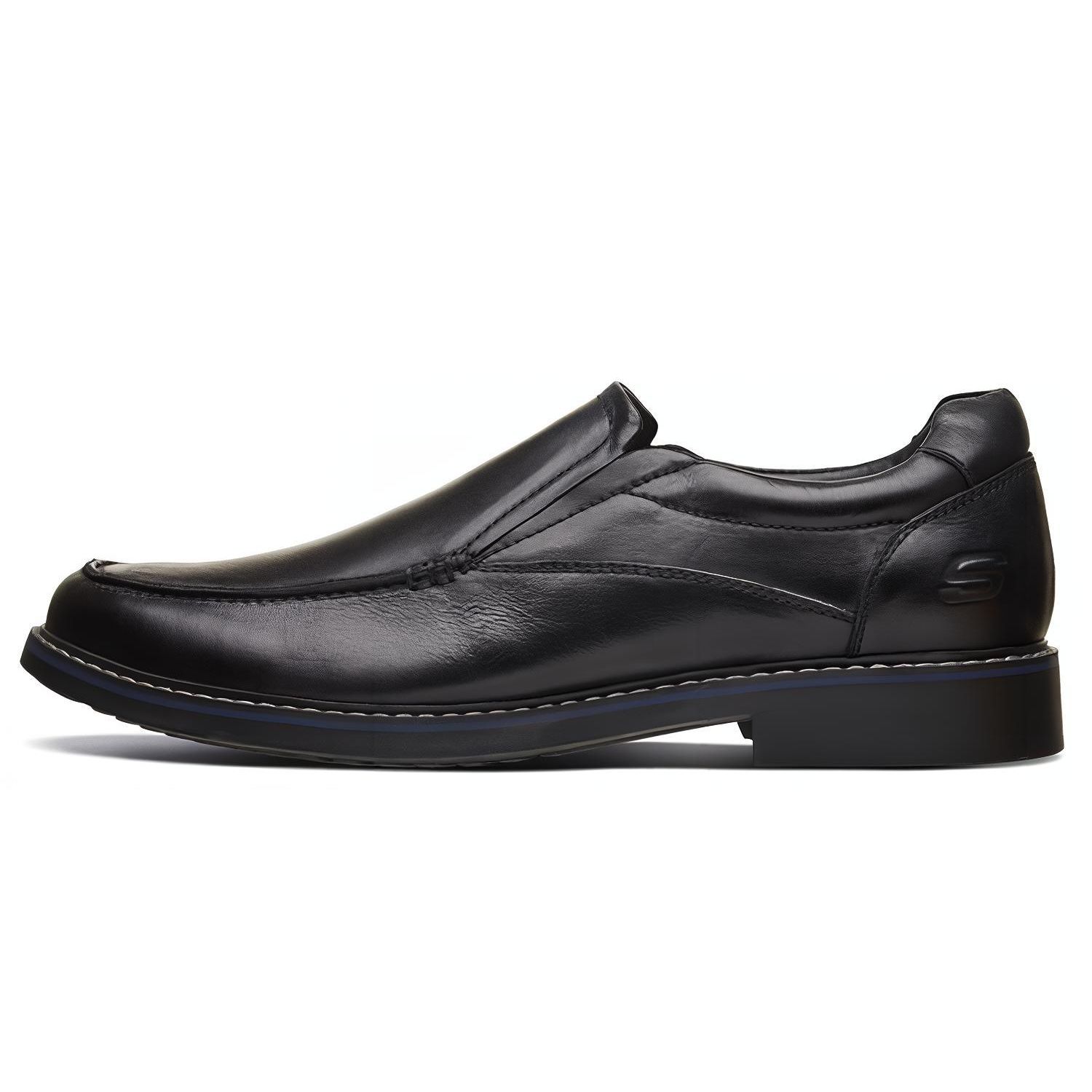 Skechers Bregman Business Slip-On Casual Men sneaker Black 66404-BLK 41.5
