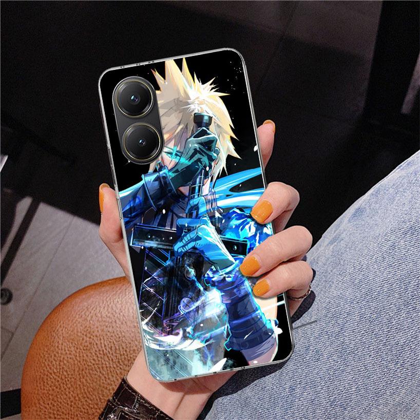 Final Fantasy FF VII Phone Case For Xiaomi Poco X7 X6 X5 Pro F7 Ultra Redmi 15C 15 13C 13 12C 12 10 10A 10C 9 9A 9C 9T Cover Poc