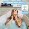 Vanový polštář s protiskluzovou masážní přísavkou Extra měkká podpora šíje a zad 4D Air Mesh Polštář Vana Polštář Spa příslušenství