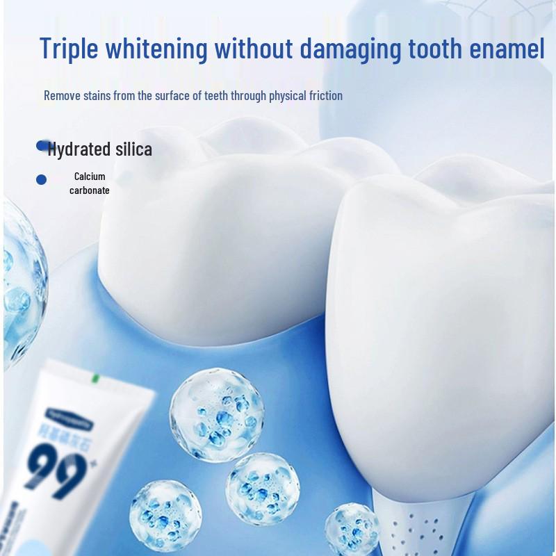 99 Hydroxyapatite Toothpaste: Strengthens Teeth, Protects Gums, Reduces Tartar, Eliminates Bad Breath, Provides Dense Cleansing Foam