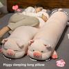 Plush Pig Pillow Toy For Kids And Girls Soft Animal Bed Cushion