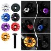 Corrosions Resistant Bicycles Stem Cover Headset Caps Dustproof Headset Caps for Professional Cyclists and Enthusiasts