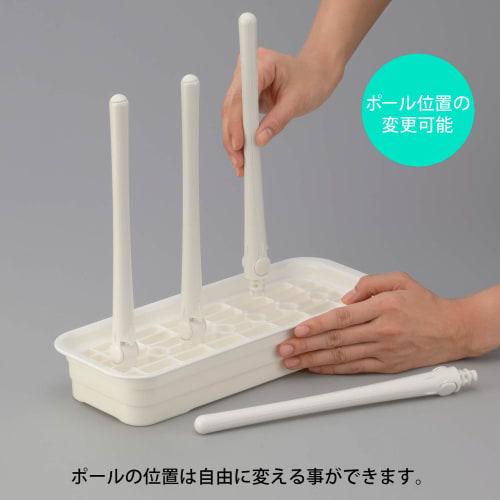 Inomata Chemical (Inomata-K) Dish Drainer, White, Pota-Pet, Made In Japan, 0053