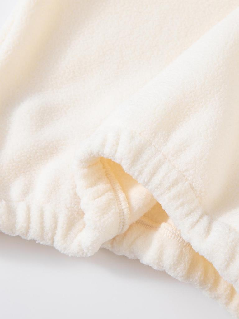 Kids' Fleece Half-Zip Sweatshirt Set for Boys and Girls Ages 1-7 - Autumn and Winter 2-Piece Outfit