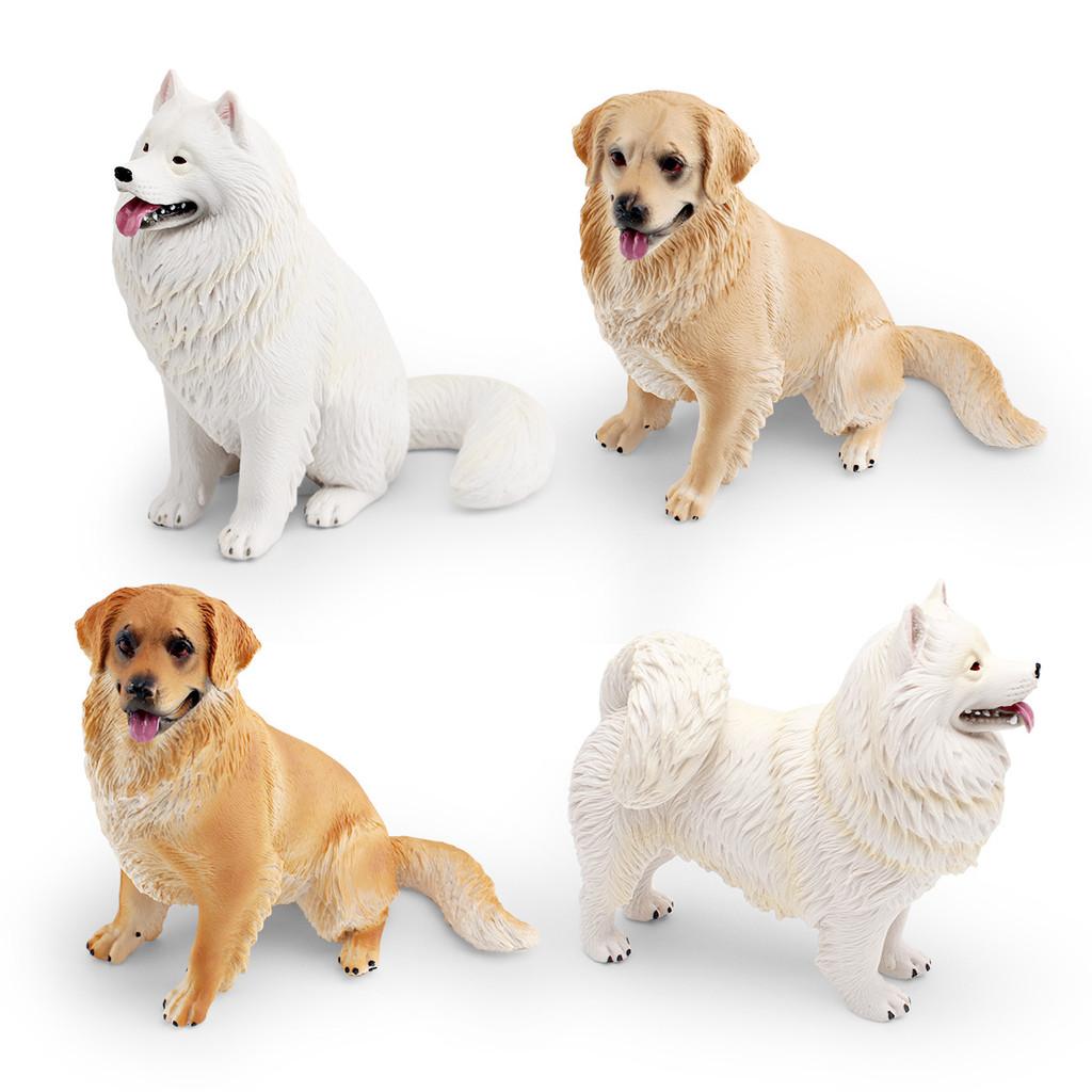 Realistic Large Pet Dog Model Pvc Toy For Childrens Educational Play And Desktop Decor