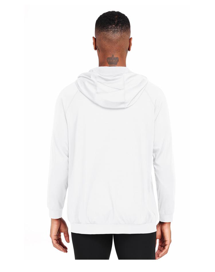 Men's Quick-Dry Sports Hoodie Jacket for Basketball, Running, Fitness - B5901