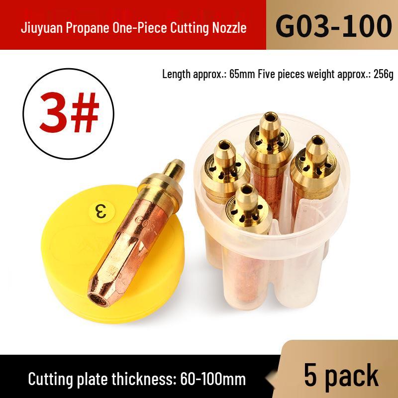 Stainless Steel Propane Cutting Torch Tip for Gas and Oxygen