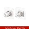 JINGRUIXIANG Punch-Free Curtain Rod Holders
