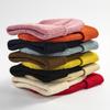Warm Knitted Wool Cap Unisex Beanie Stretch Thick Knitted Cap for Cold Weather